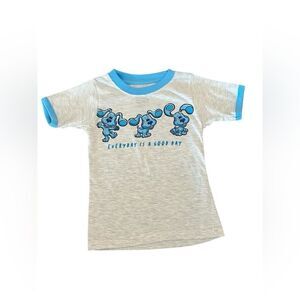 Blue and Gray Kids T-Shirt